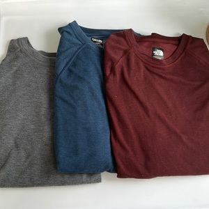 Set of The North Face Flashdry Baselayer Shirts